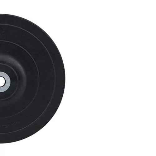 Disco de Borracha Flexível 4" Preto com Velcro e Sem Porca - Profix