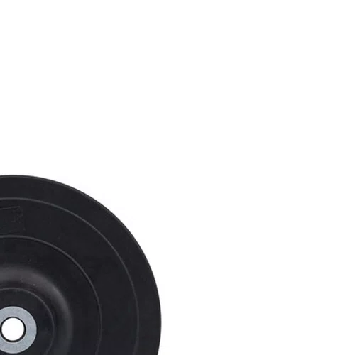Disco de Borracha Flexível 4" Preto com Velcro e Sem Porca - Profix