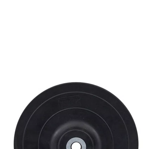 Disco de Borracha Flexível 4" Preto com Velcro e Sem Porca - Profix