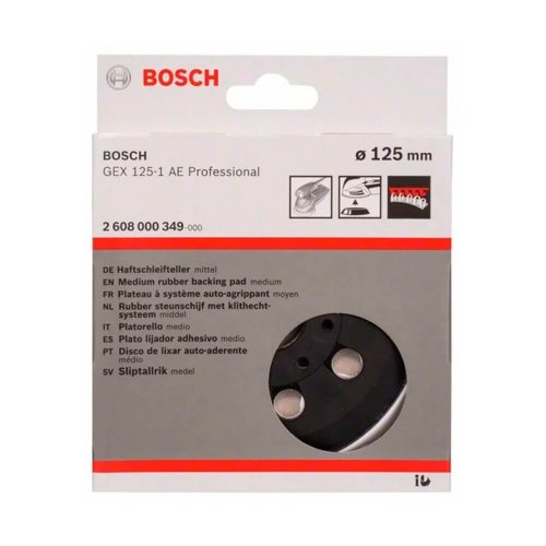 Disco de Borracha Médio 125mm 5" - 2608000349 - Bosch