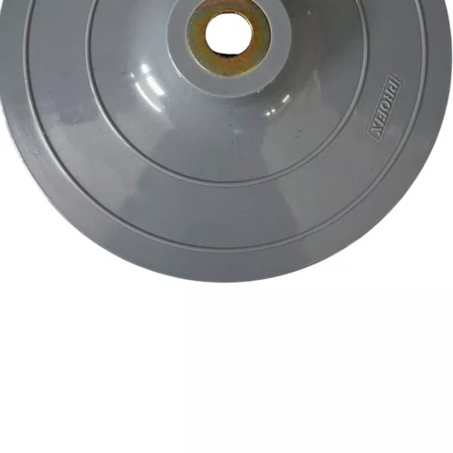 Disco de Borracha Rígido 7" Cinza com Velcro e Sem Porca - Profix