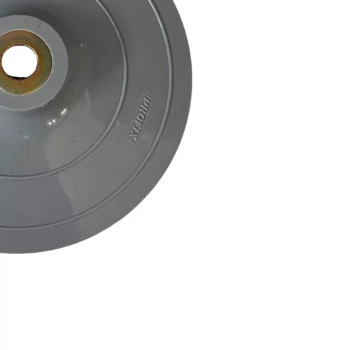 Disco de Borracha Rígido 7" Cinza com Velcro e Sem Porca - Profix