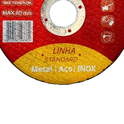 Disco de Corte 115 X 1.0 X 22.23 Aço/ Inox Standard - Hessen