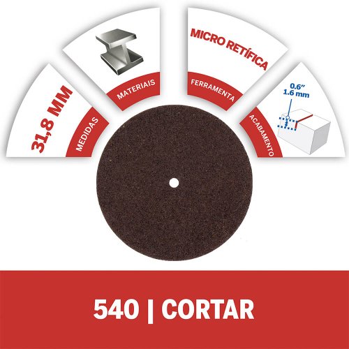 Disco de Corte 32mm Ref.: 540-01 - Dremel