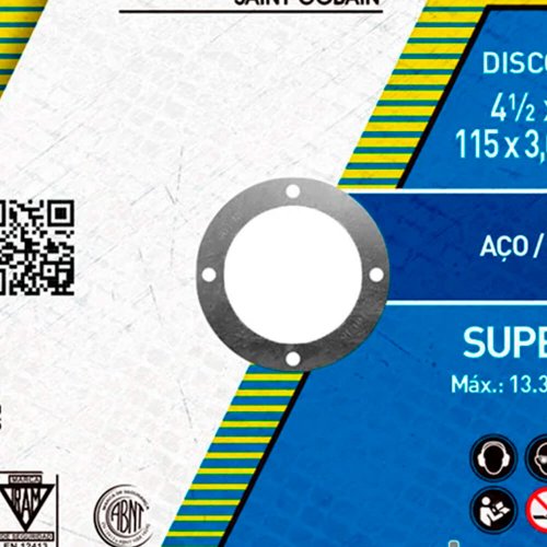 Disco de Corte AR312 - 115 x 3,0 x 22,22 - Norton