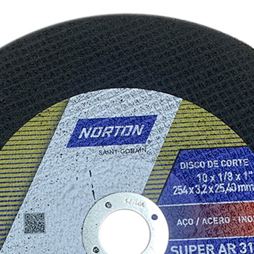 Disco de Corte AR312 - 254 x 3,2 x 25,4 - Norton