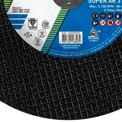 Disco de Corte AR312 - 300 x 3,2 x 19,05 - Norton