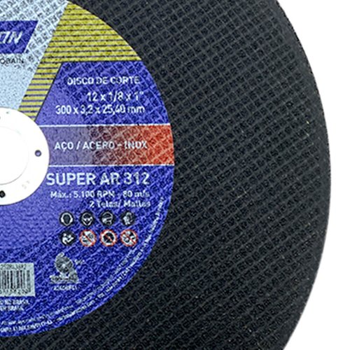 Disco de Corte AR312 - 300 x 3,2 x 25,40 - Norton