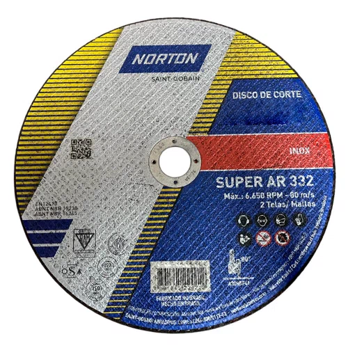 Disco de Corte AR332 - 115 x 3,0 x 22,23 - Norton