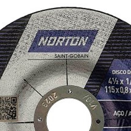 Disco de Corte BDA08 - 115,0 x 0,8 x 22,23 - Norton
