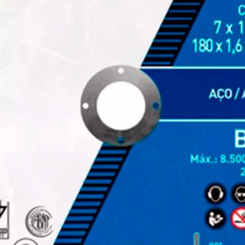 Disco de Corte BNA12 180 x 1,6 x 22,22mm - Norton