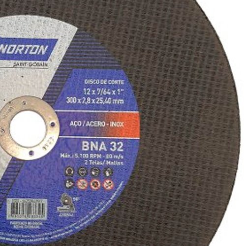 Disco de Corte BNA32 - 304,8 x 2,8 x 25,40 - Norton