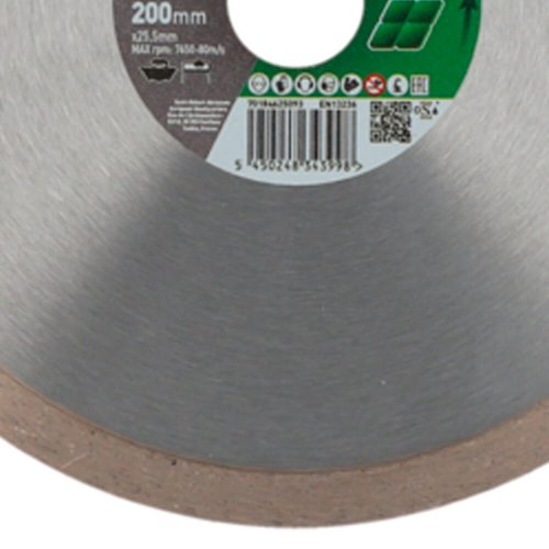 Disco de Corte Diamantado Clipper Pro Ceramic 200 x 25.4 x 2 - Norton