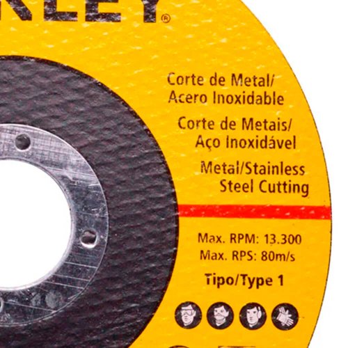 Disco de Corte Inox 115x1,0x22 - Stanley