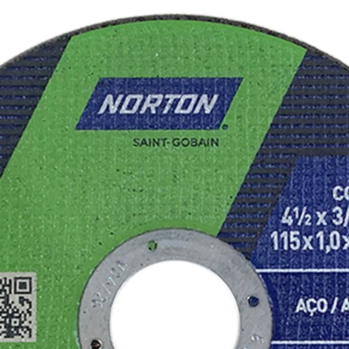 Disco de Corte Inox AR102 - 115 X 1,0 X 22,23 - Norton