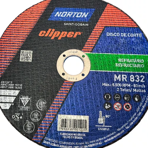 Disco de Corte MR832 Clipper - 228,6 x 3,0 x 22,22 - Norton