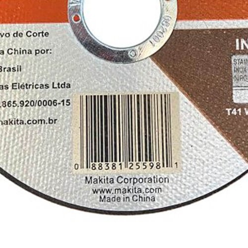 Disco de Corte Para INOX 115 X 1,2 X 22,23mm - Makita