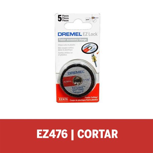 Disco de Corte para Plástico 38mm EZ Lock Ref.: EZ476 - Dremel