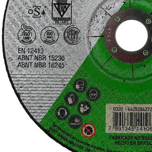 Disco de Desbaste BDA 600 - 180 x 6,4 x 22,23 - Norton