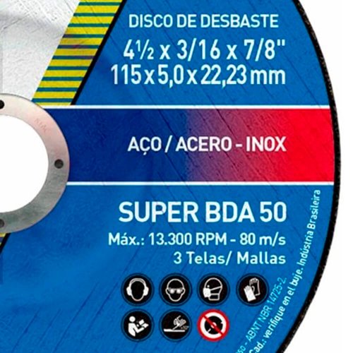 Disco de Desbaste BDA 50 115x1,6x22 - Norton