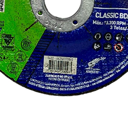 Disco de Desbaste Classic 115BDA600 4.1/2 - Norton