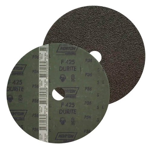 Disco de Fibra Durite F425 180x22mm Grão 36 - Norton