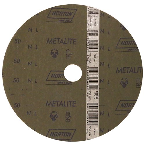 Disco de Fibra Metalite F212 - 180 x 22 #36 - Norton