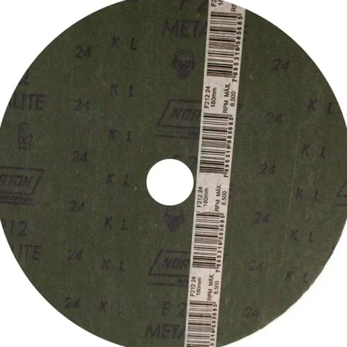 Disco de Fibra Metalite F212 180 x 22mm Grão 24 - Norton