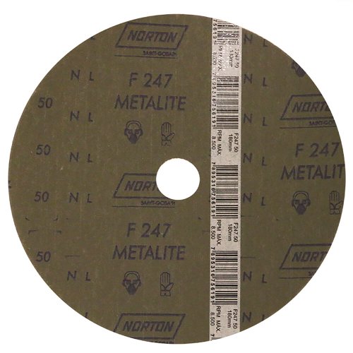 Disco de Fibra Metalite F247 180 x 22 #50 - Norton