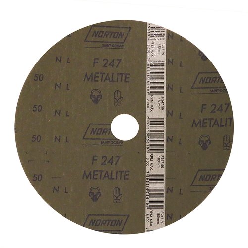 Disco de Fibra Metalite F247 - 180 x 22 #60 - Norton