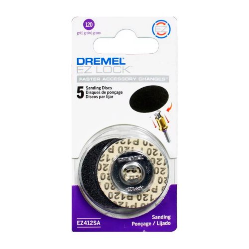 Disco de Lixa 120 Ez Lock Ref.: EZ412SA - Dremel