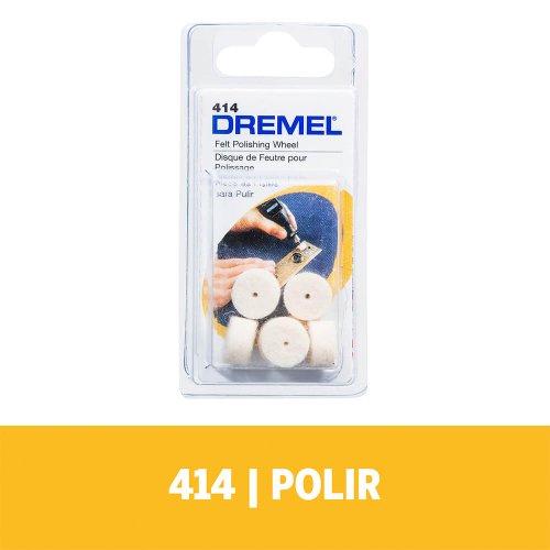 Disco de Polir de Feltro 1/2" (13 mm) REF: 414 - Dremel