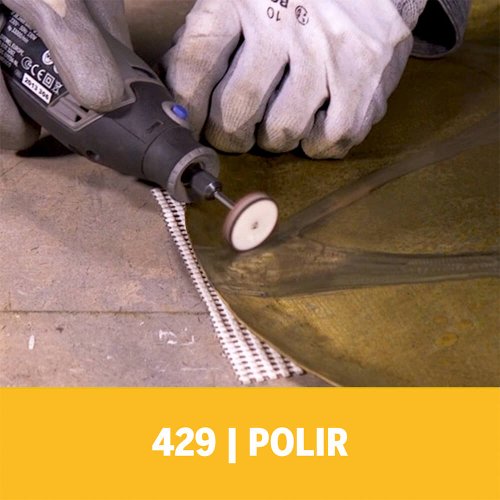 Disco de Polir de Feltro 1" Ref.429 - Dremel