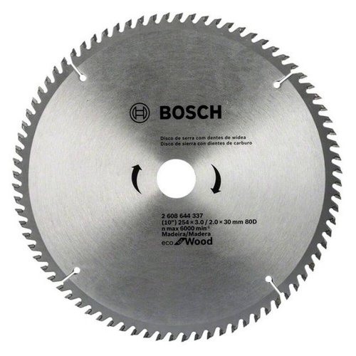 Disco de Serra Circular ECO 10" x 80D - Bosch Disco de Serra Circular ECO 10" x 80D - Bosch