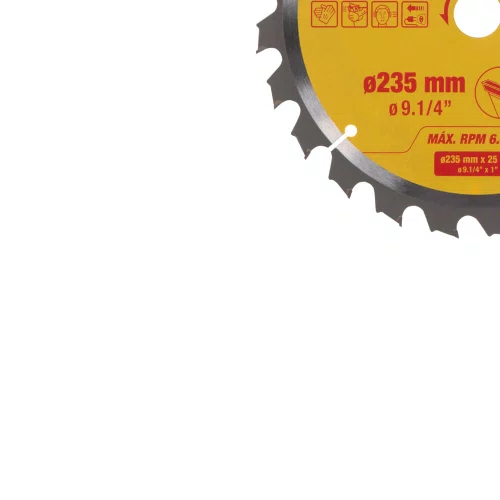 Disco de Serra Circular Metal Duro para Madeira 235 X 25MM 24D - Starrett