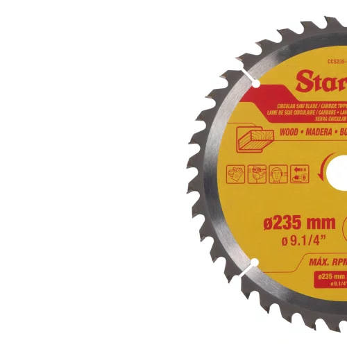 Disco de Serra Circular Metal Duro para Madeira 235 X 25MM 40D - Starrett