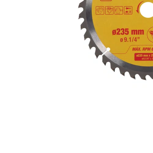 Disco de Serra Circular Metal Duro para Madeira 235 X 25MM 40D - Starrett