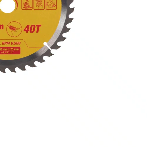 Disco de Serra Circular Metal Duro para Madeira 235 X 25MM 40D - Starrett