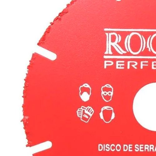 Disco de Serra com Tungstênio para Madeira 110 x 20 mm - Rocast