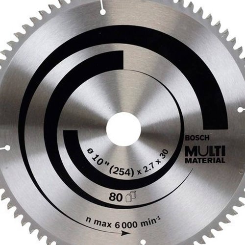 Disco de Serra Multimaterial 10" 254 x 2,7x 30mm T80 - Bosch