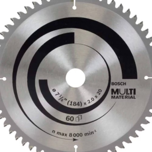 Disco de Serra Multimaterial 7.1/4" 184 x 2 x 20 T60 - Bosch