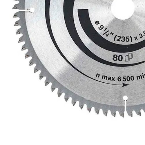 Disco de Serra Multimaterial 9.1/4" 235x 2 x 25 T80 - Bosch