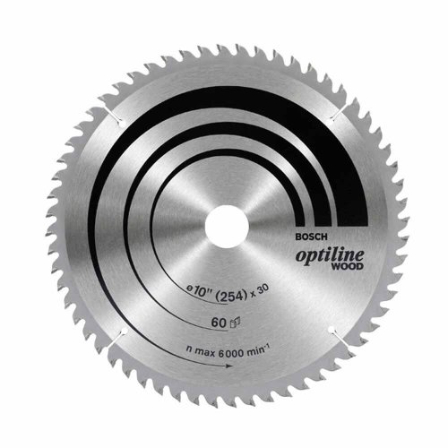 Disco de Serra Optiline Wood 10" 60D (ESTAC.) - Bosch