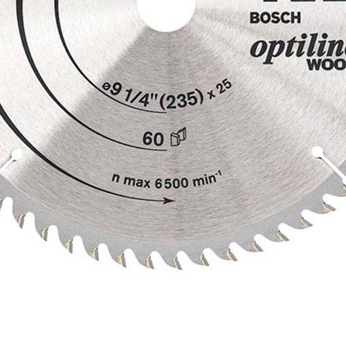 Disco de Serra Optiline Wood 9.1/4" 60D - Bosch