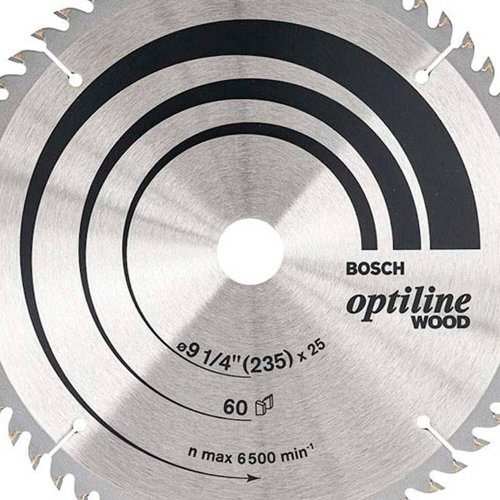 Disco de Serra Optiline Wood 9.1/4" 60D - Bosch
