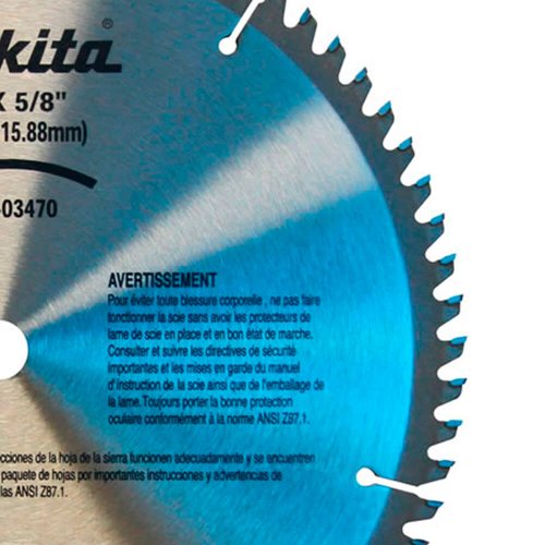 Disco de Serra TCT 10' x 5/8 70T - D-03470 - Makita