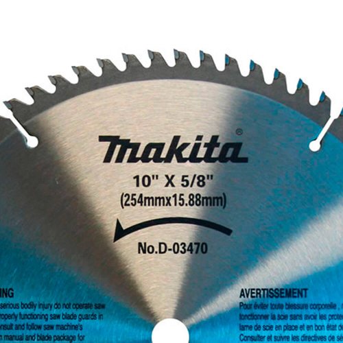 Disco de Serra TCT 10' x 5/8 70T - D-03470 - Makita