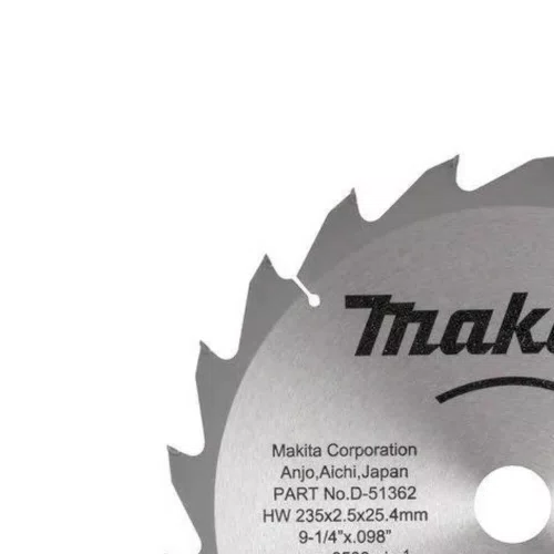 Disco de Serra TCT 235 x 25.4mm com 20 Dentes - Makita