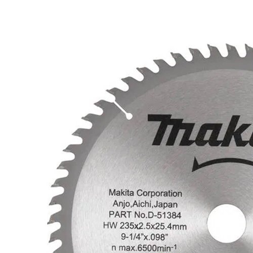 Disco de Serra TCT 235mm x 25.4mm x 60 - Makita