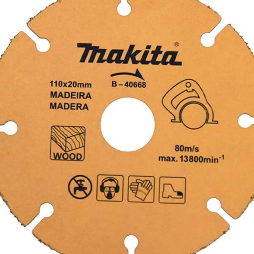 Disco De Serra Tungstênio Para Madeira/mármore - B-40668 - Makita